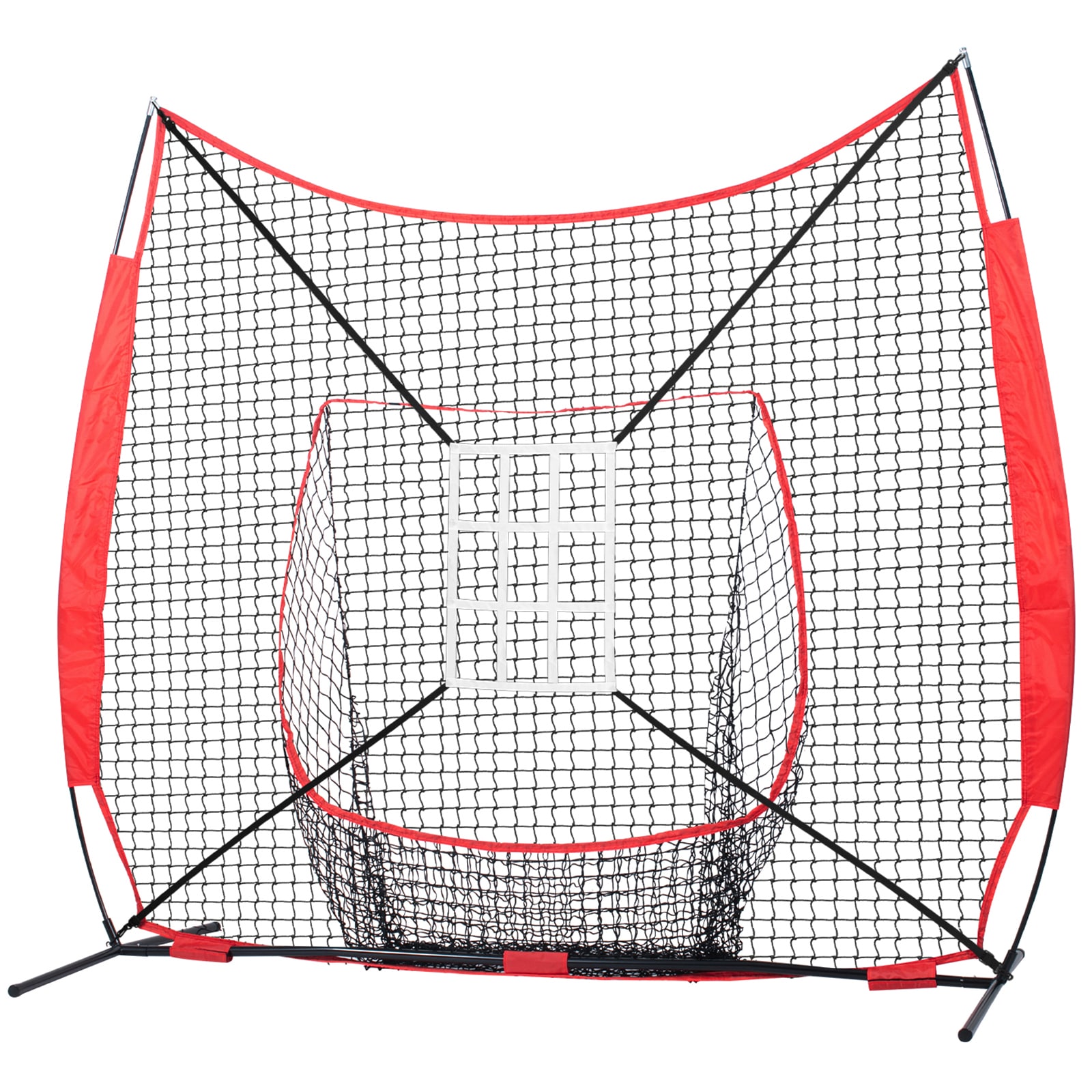 Baseball Softball Practice Net For Kids With Bow Frame And Tee_voghion.com